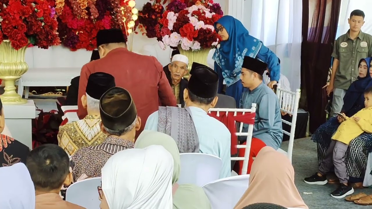 Acara pernikahan di kp Pamundayan 
