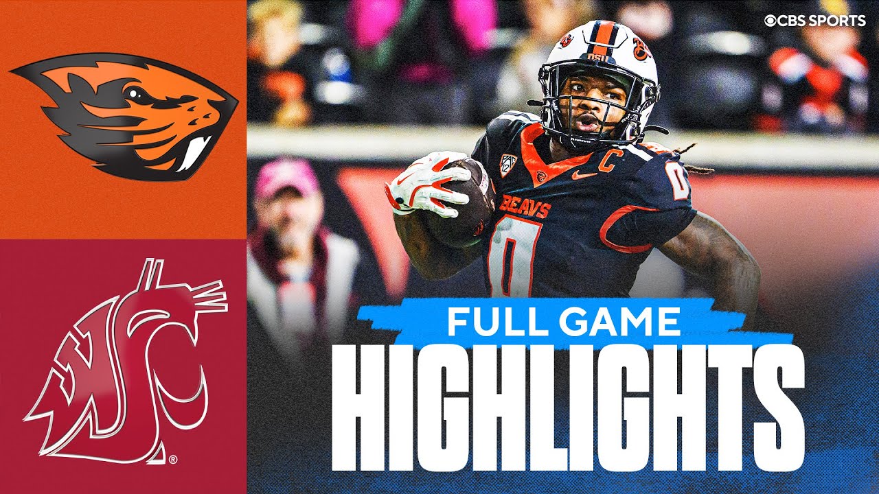 Washington State Cougars vs Oregon State Beavers | Full Game Highlights