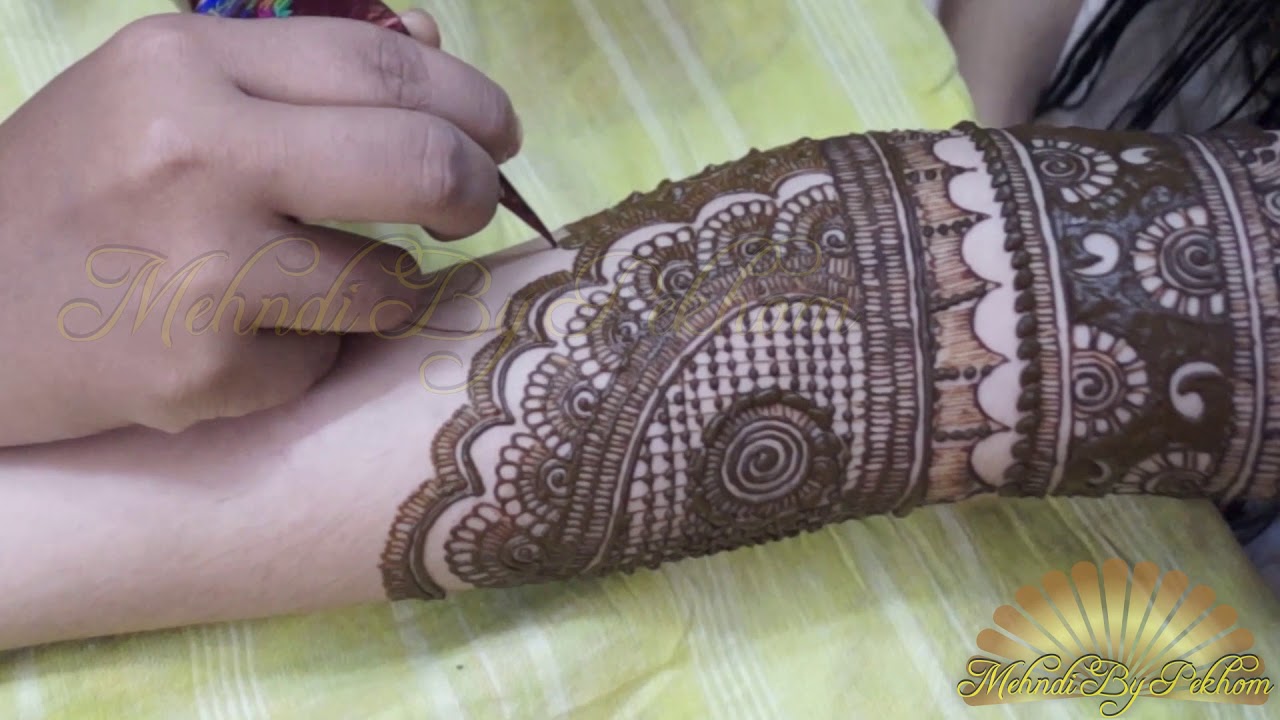 Bridal Henna|How to Make Bridal Mehndi Design|Step by Step|Mehndi By Pekhom
