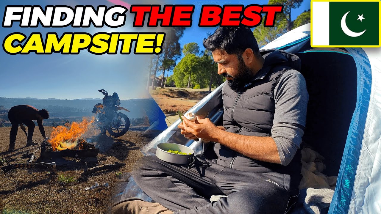 Found An Amazing CAMPSITE Near ISLAMABAD | Last CAMPING Of 2023 l Winter Night Camping | Ammar Biker