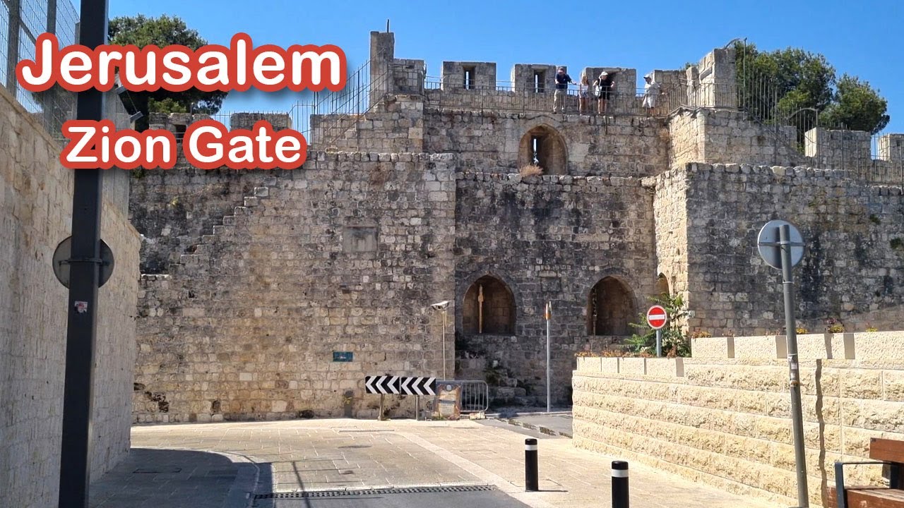 Jerusalem, Old City, walking to Zion Gate