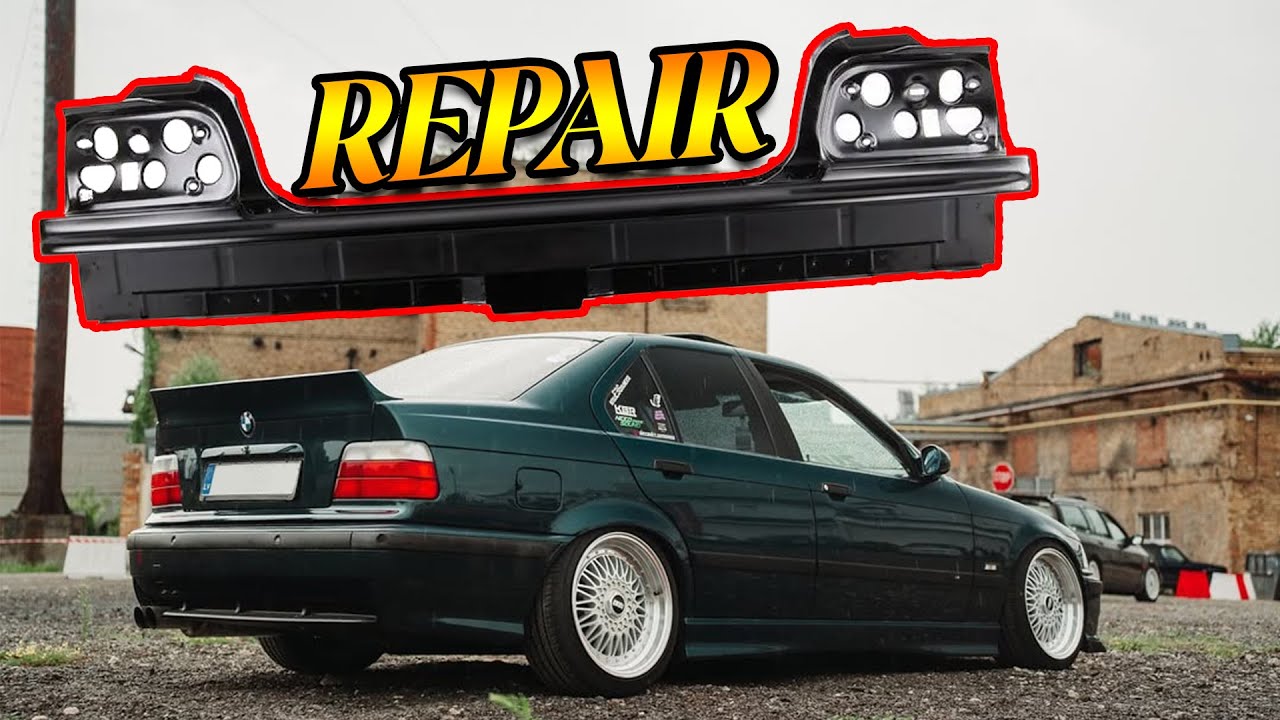 Fixing E36 Tail Panel and Frame Rail