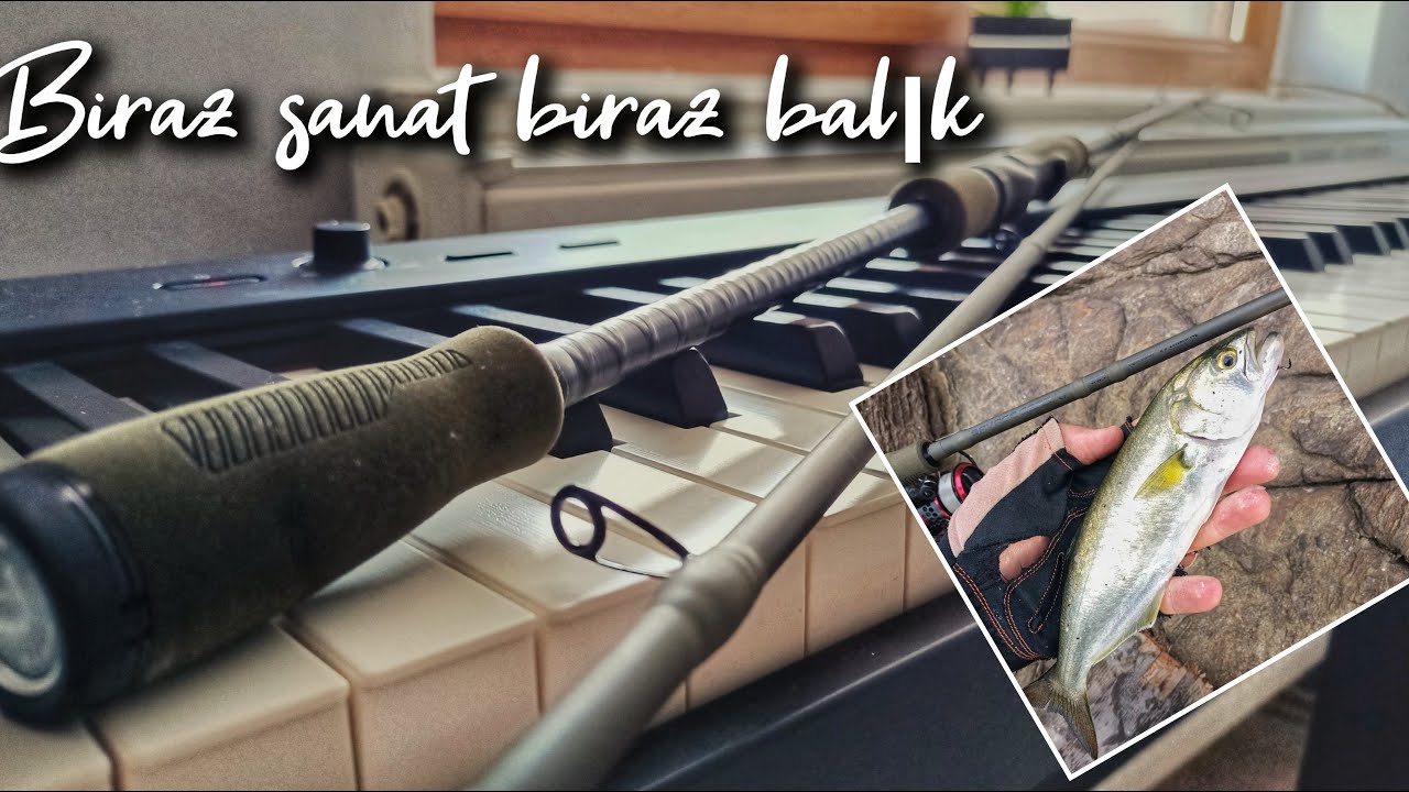 Biraz sanat biraz balık  /  SG4 kamışı bir kaç çinekop ile test ettim.