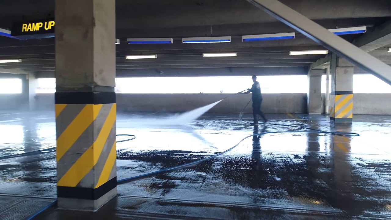 Top Gun cleaning Denver Parking Garages