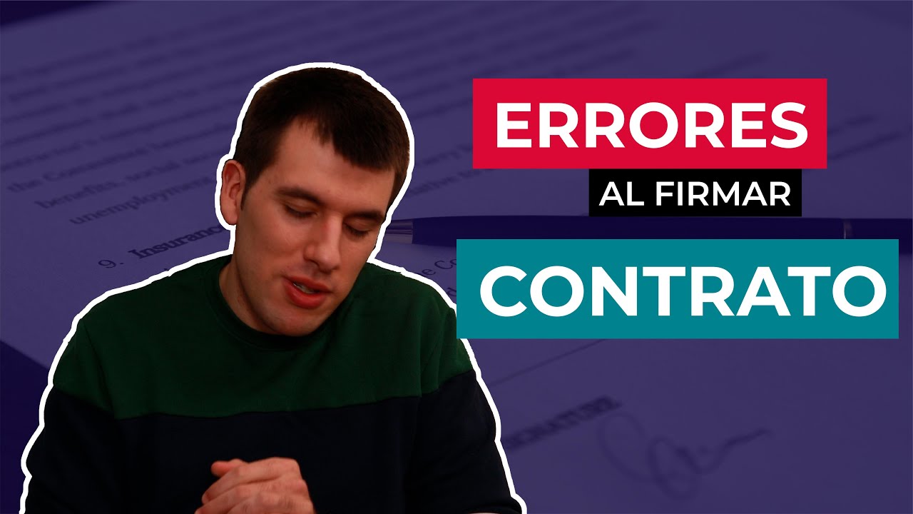 ERRORES al firmar CONTRATOS de SOFTWARE