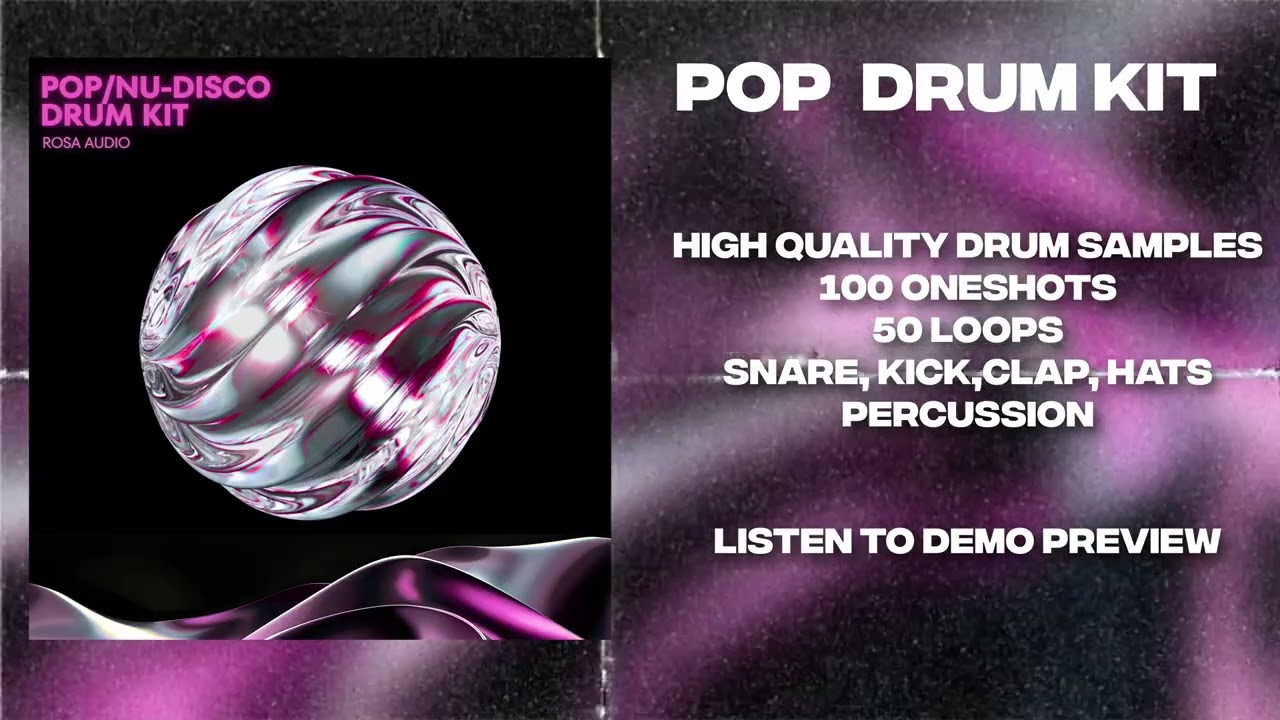 POP / NU-DISCO DRUM KIT - 2025 (Dua Lipa, Lady Gaga, Sabrina Carpenter, Ariana Grande)