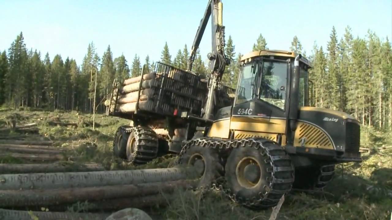 Eco Log 594C Forwarders Machine Forestry Logging