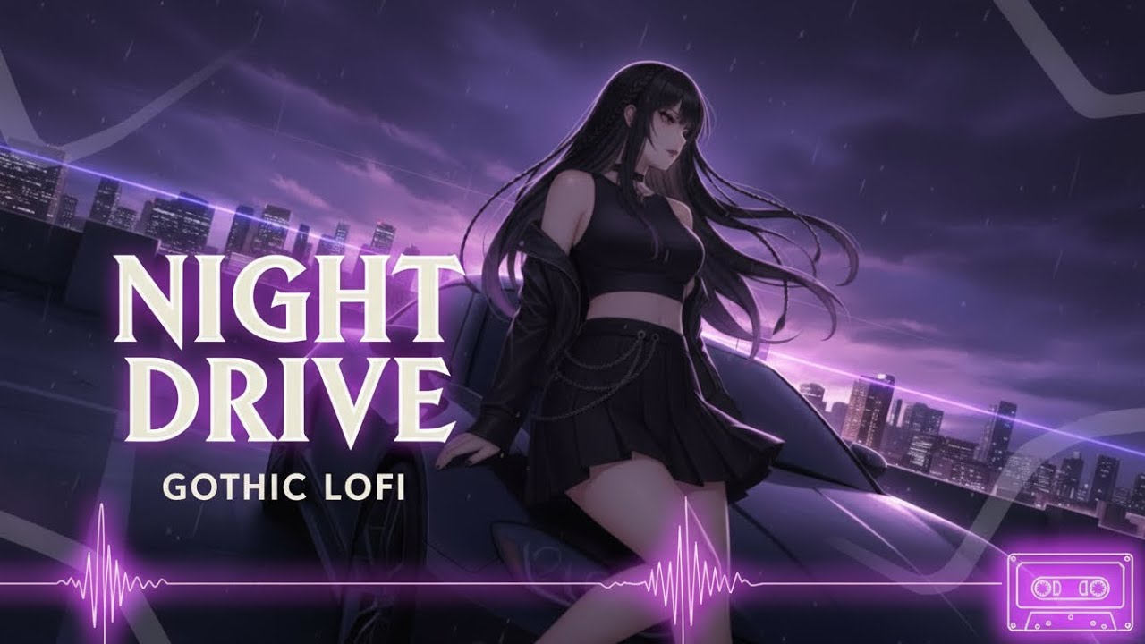 Night Drive &ndash; Haunting Gothic Lofi | Dark City Vibes | 3 hours mix