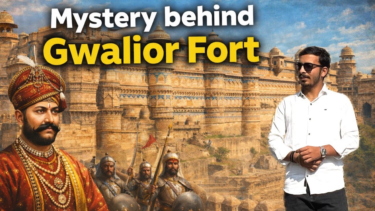 Exploring Gwalior Fort 👑| A Complete Gwalior Travel & History Vlog📽️❤️#gwalior #india #youtube #fyp 