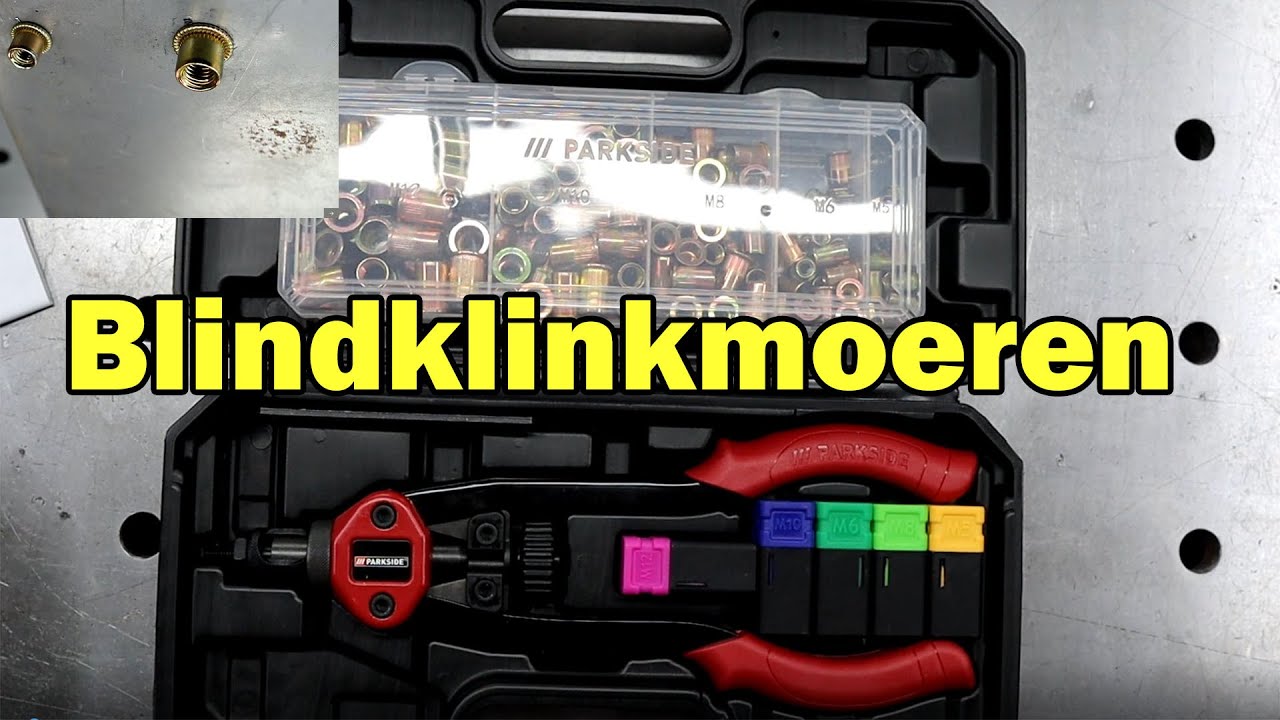 De Parkside Klinknageltang van de Lidl hoe werkt dat eigenlijk