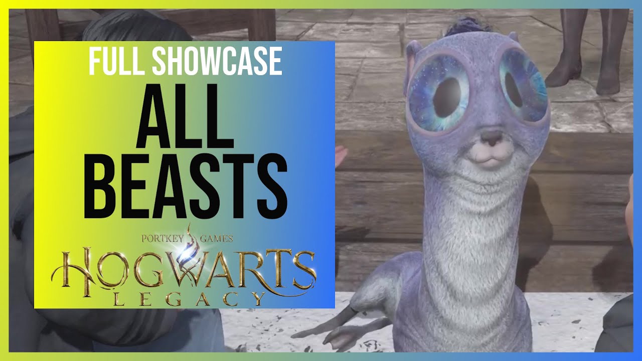 Hogwarts Legacy: All Beasts Showcase | Feeding and Brushing every Magical Creature
