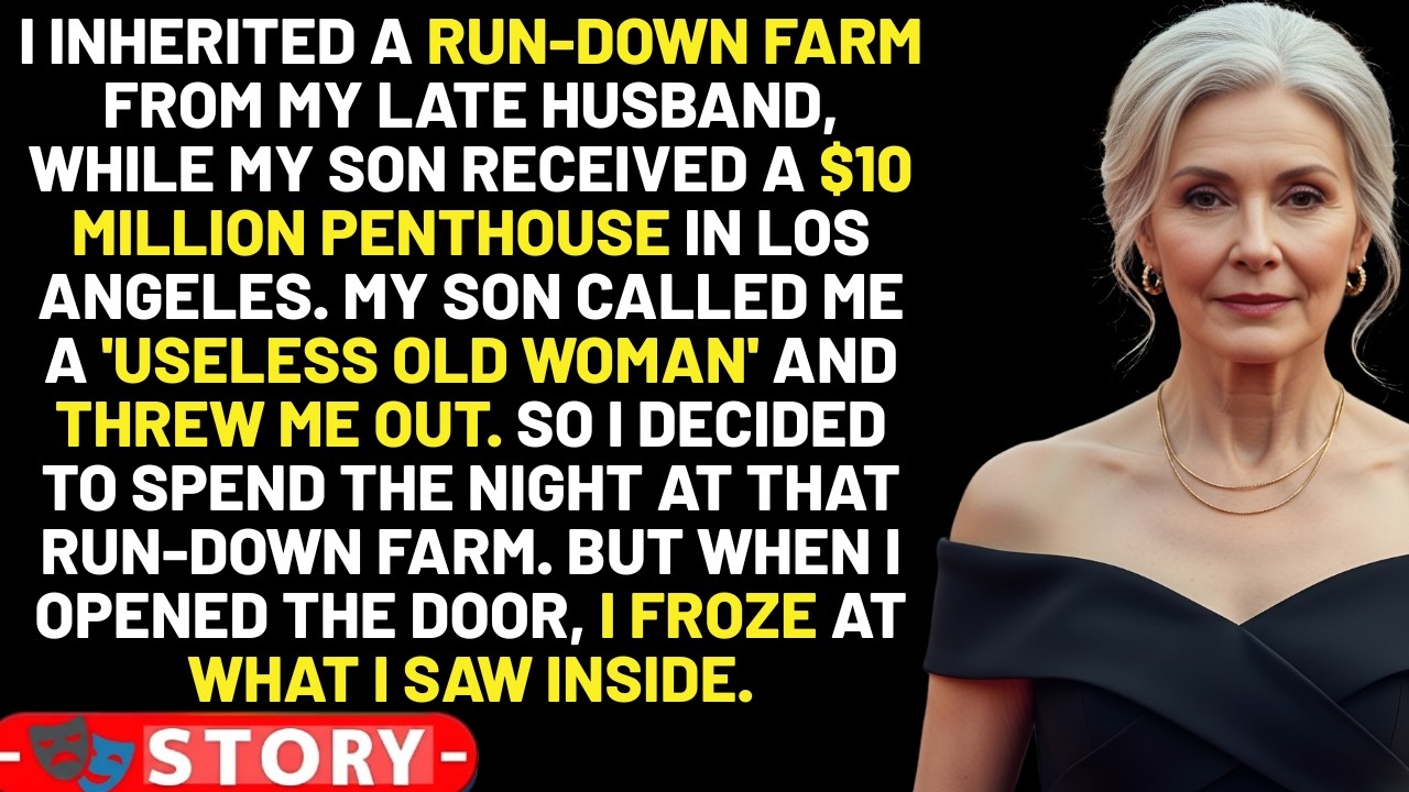 I Inherited a Run-Down Farm While My Son Got a $10M Penthouse — But When I Opened the Door...