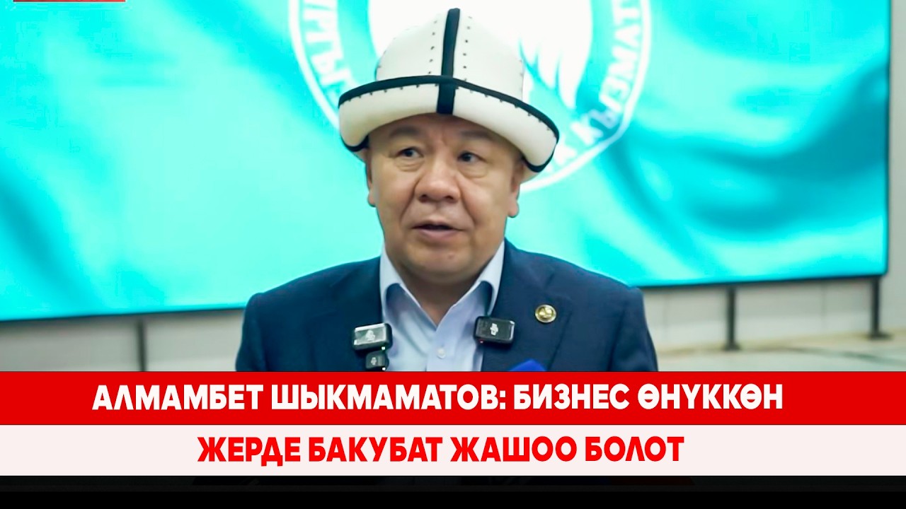 Алмамбет Шыкмаматов: Бизнес өнүккөн жерде бакубат жашоо болот