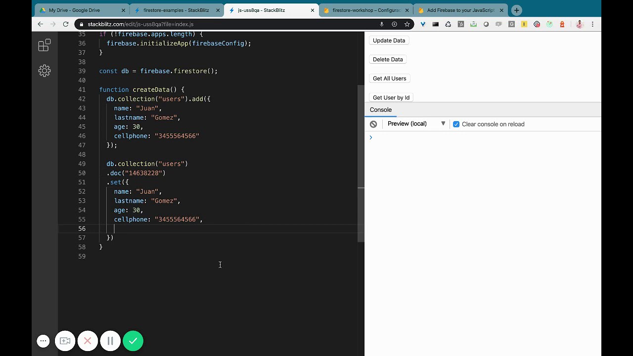 Firestore 2 - Creación de un proyecto en Firebase y creación de datos en Firestore