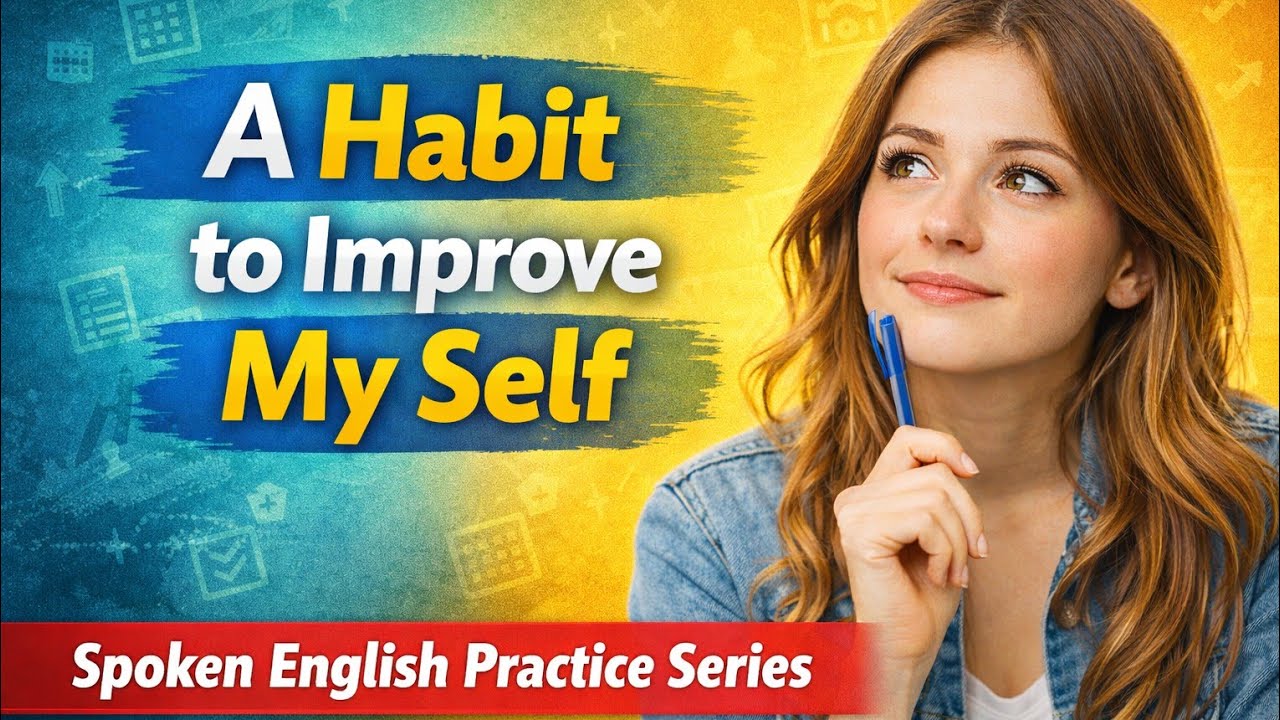 How I Built a Habit to Improve Myself | Self Improvement Challenge|| Spoken English practice series 