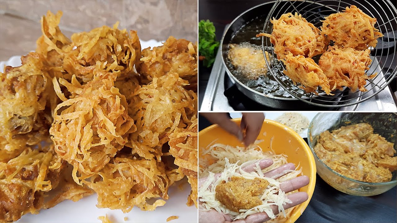 Chicken Lacha Pakora Recipe | Crispy Pakora Recipe | Iftar Recipe | Ramadan Special Recipe