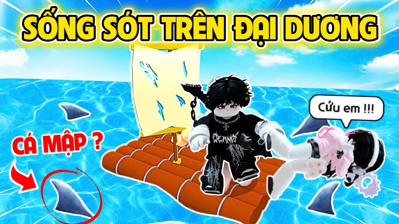 BEDY VÀ MEO THỬ THÁCH SỐNG SÓT TRÊN ĐẠI DƯƠNG BÍ ẨN VÀ CÁI KẾT  | ROBLOX