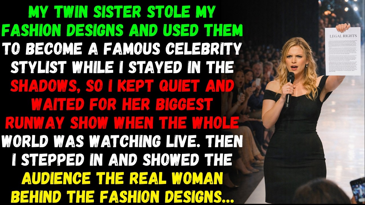 She Stole My Fashion Designs to Become Famous… So I Exposed the Truth at Her Biggest Runway Show