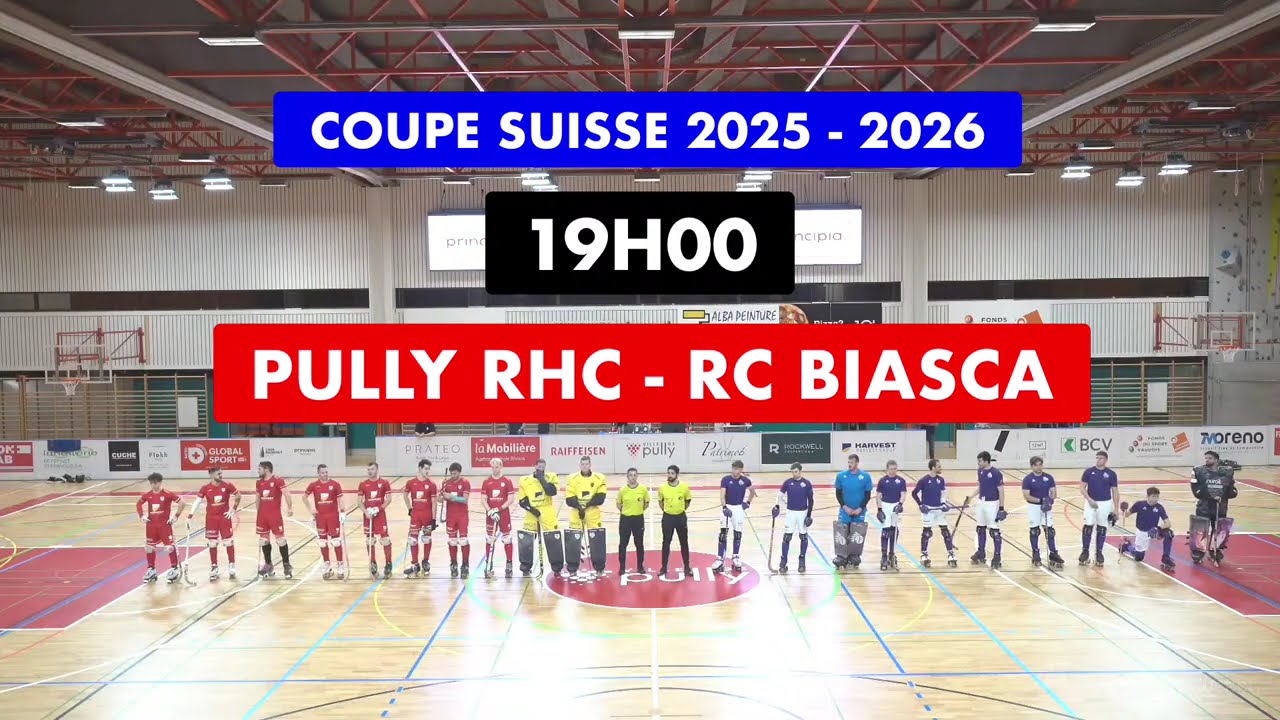 Pully RHC - RC Biasca // Coupe Suisse 2025 - 2026 // 13.12.2025 // Arnold- Reymond