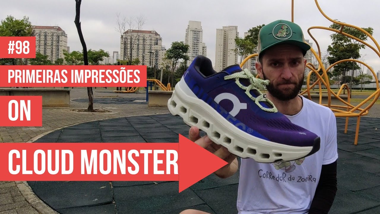 ON CLOUD MONSTER: Um monstro de amortecimento com velocidade!