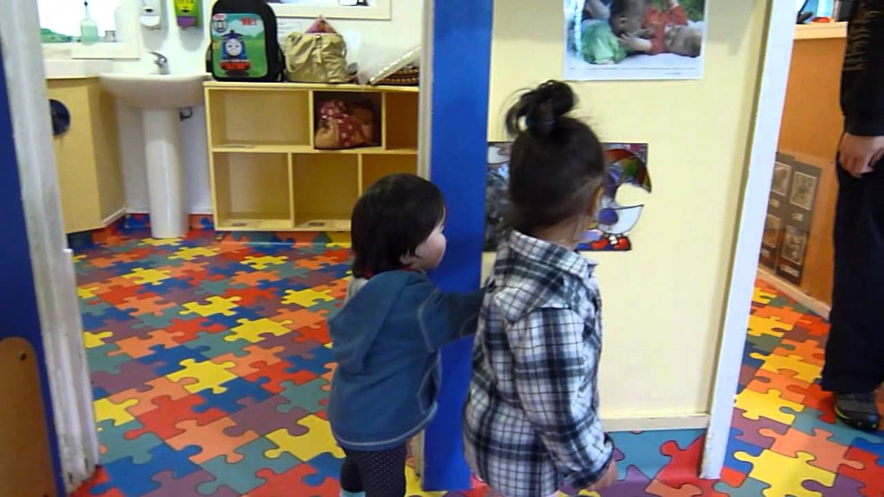 13 months old baby first day at child care