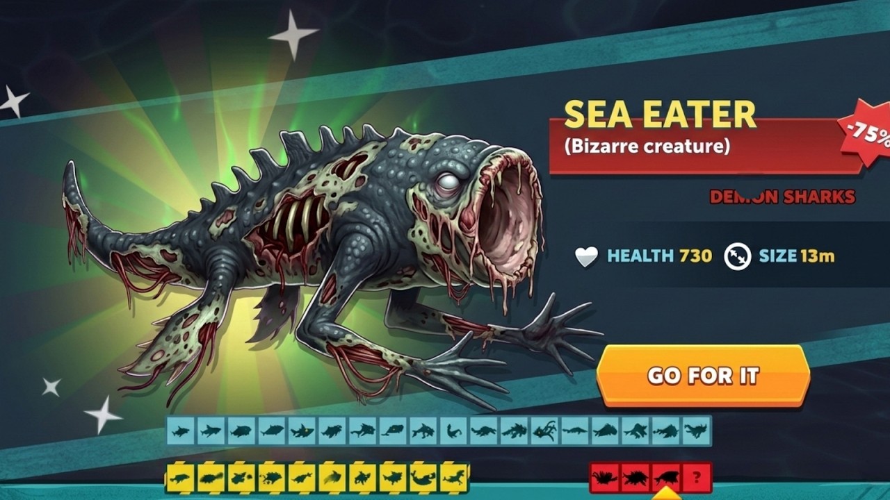 HUNGRY SHARK EVOLUTION mod apk 13.8.0 hack | All Shark unlocked | New Shark Coming Soon Update