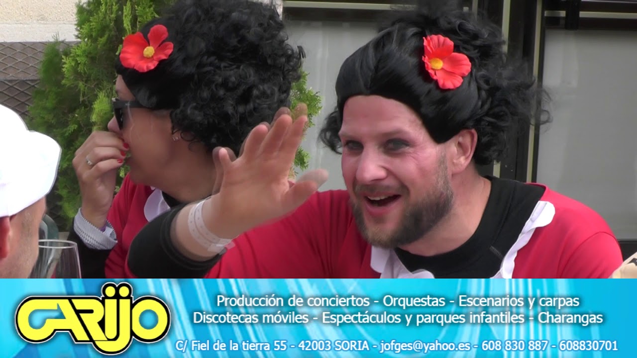 Ágreda celebró su comida popular con muchos disfraces