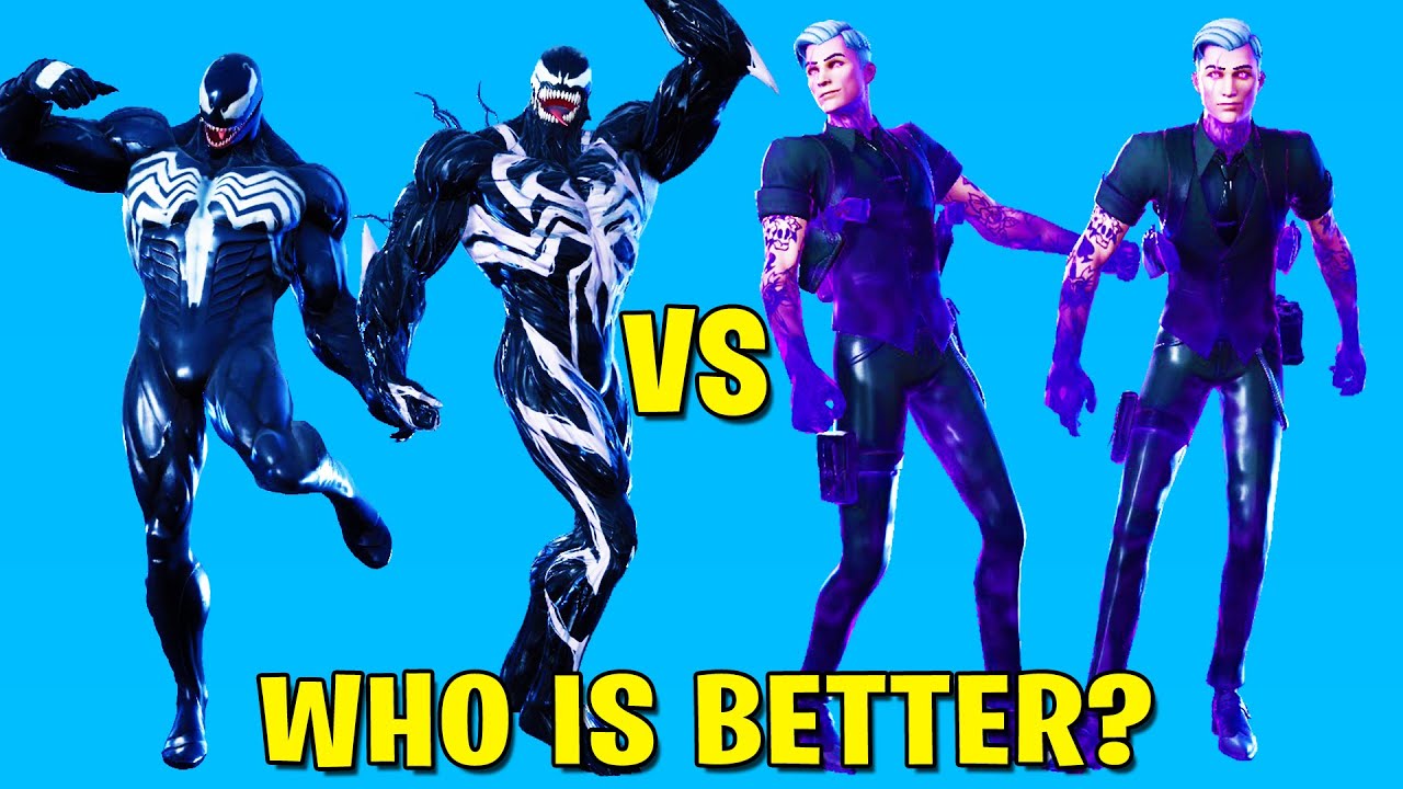 Fortnite Venom vs Shadow Midas // Dance Battle With Legendary Dances & Emotes
