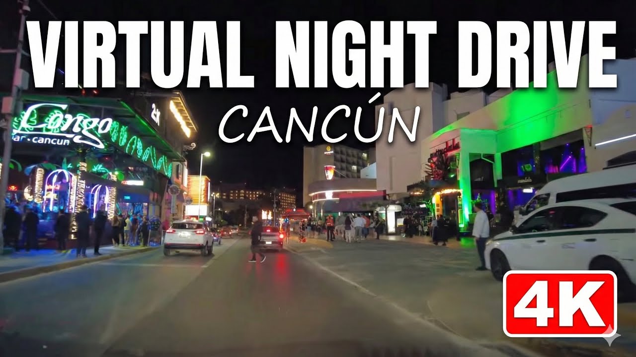 The Most Relaxing Drive Through the Hotel Zone (No Music, Pure ASMR)