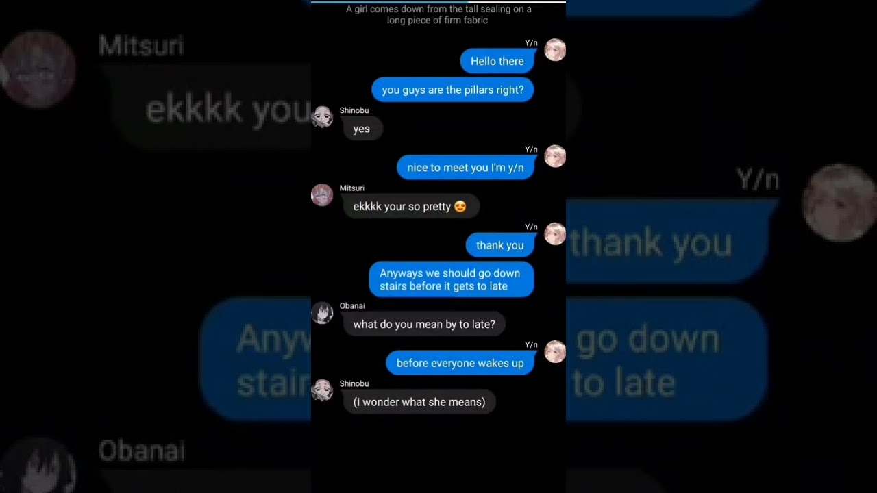 Remake of demon slayer x y/n texting story