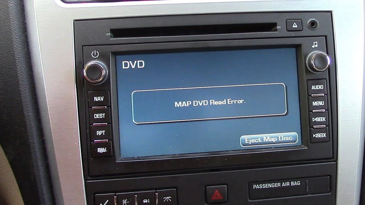 (ЧАСТЬ 2) Исправление ошибки чтения карты DVD на GMC Acadia 2011 года. Другой способ исправления.