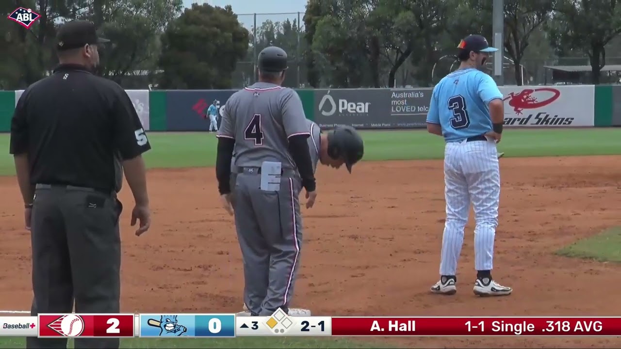 Alex Hall moves to ninth all-time on the RBI list with a two-RBI triple