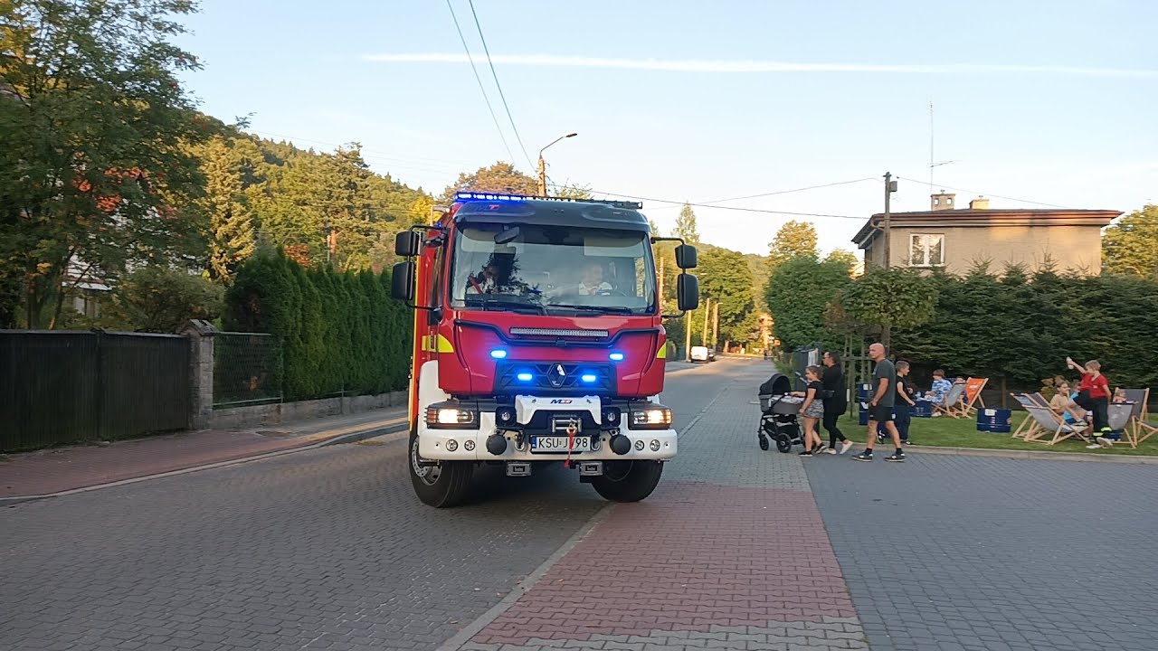 [HIT] [ALARMOWO] + [ TRĄBY] Powitanie Fabrycznie nowego Renault GBA OSP Maków Podhalański