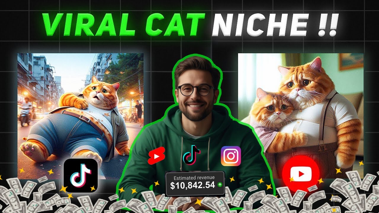 I Created VIRAL Monetizable AI CAT VIDEOS with a CONSISTENT CHARACTER | NEW NICHE