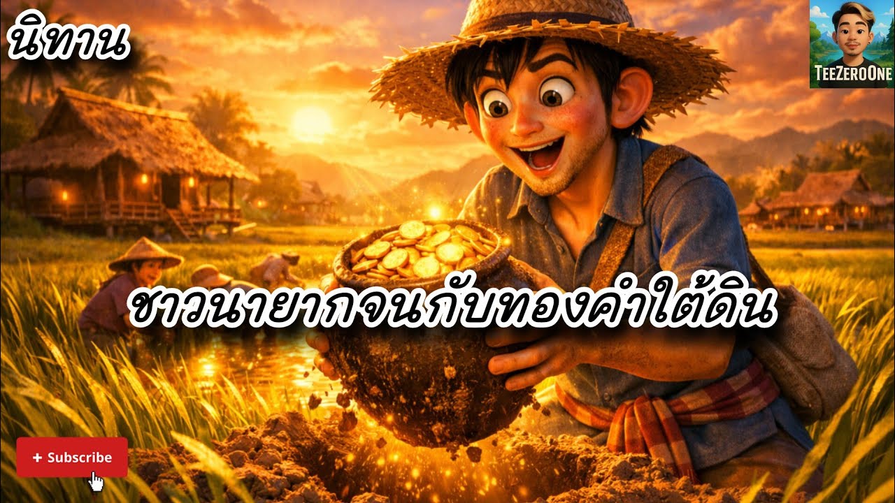 นิทานเรื่อง | ชาวนายากจนกับทองคำใต้ดิน