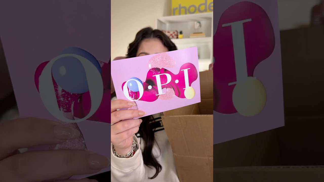 OPENING UP NAIL MAIL (from OPI✨ even though i haven&rsquo;t done my nails🧍🏻&zwj;♀️) #youtubeshorts #shorts