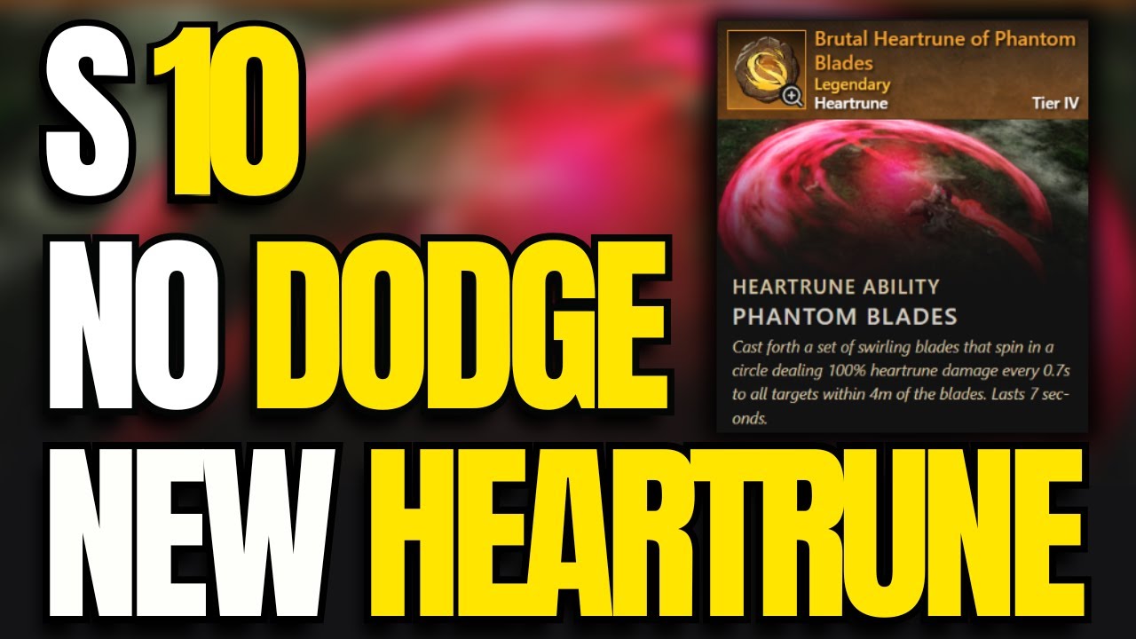 Season 10 NEW Heart Rune: Phantom Blade - New World