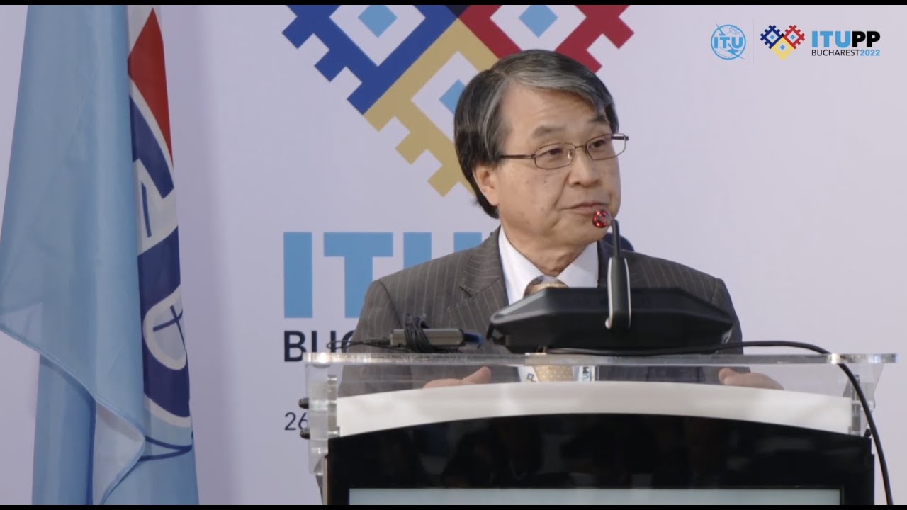 PP-22 ELECTIONS: Seizo Onoe, Director-elect ITU Telecom. Standardization Bureau, Acceptance Speech