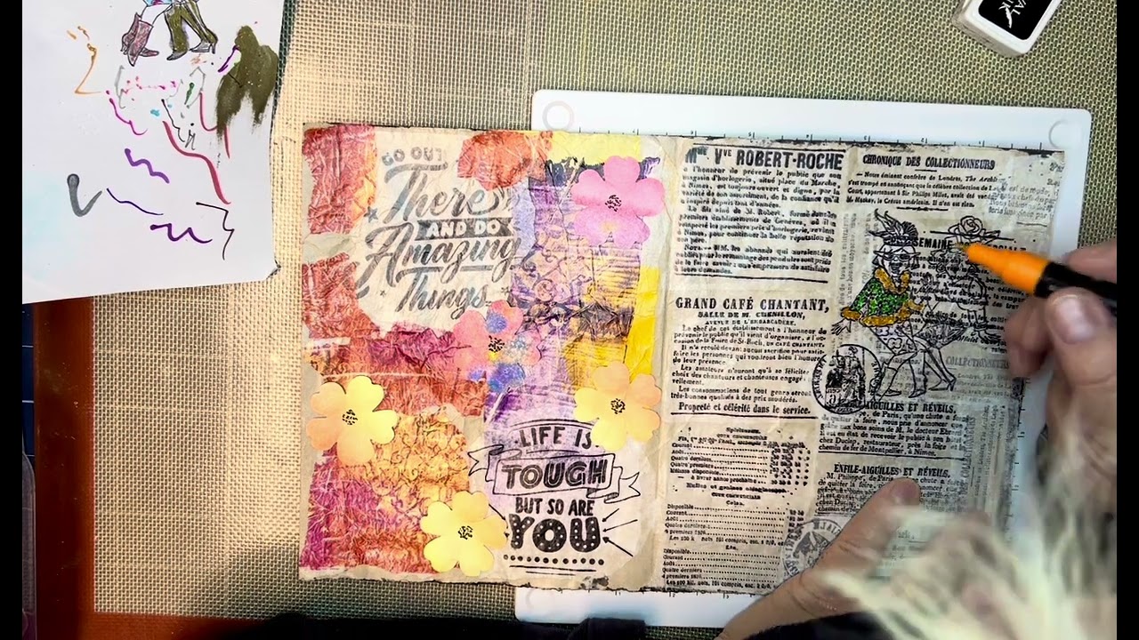 ArtJournal - Schulterblick, Klappe die 6.