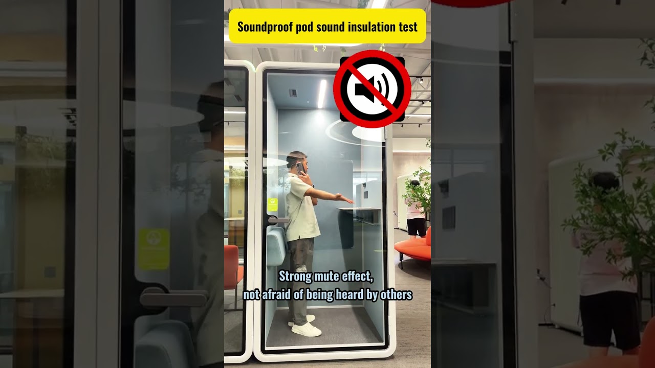 Office Pod Soundproof Test 