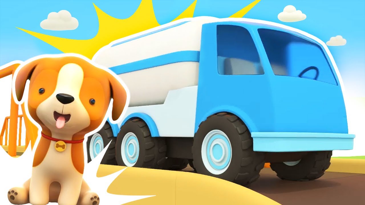 The milk truck needs help! Helper cars save the tow truck. New episodes of car cartoons for kids.