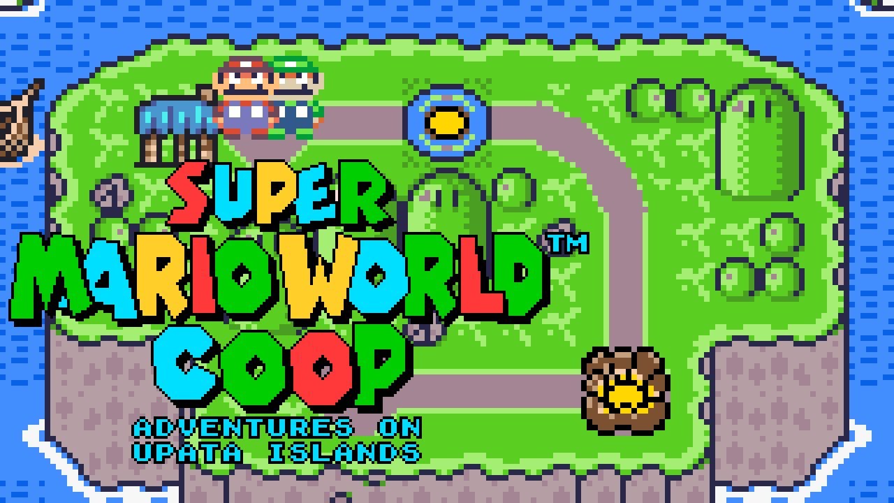 Super Mario World Co-op - Adventures on upata Islands. ᴴᴰ