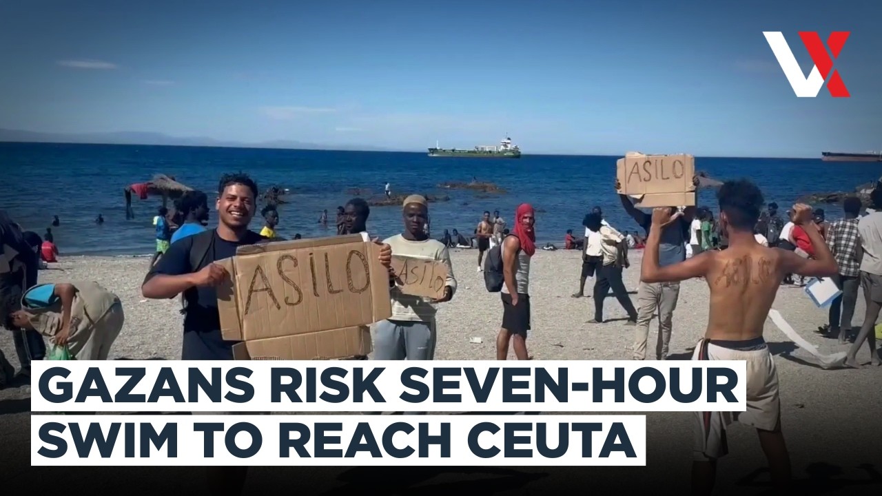 Gazans Swam Seven Hours To Reach Europe | Palestinians Stranded In Ceuta Migrant Crisis | VERTEX