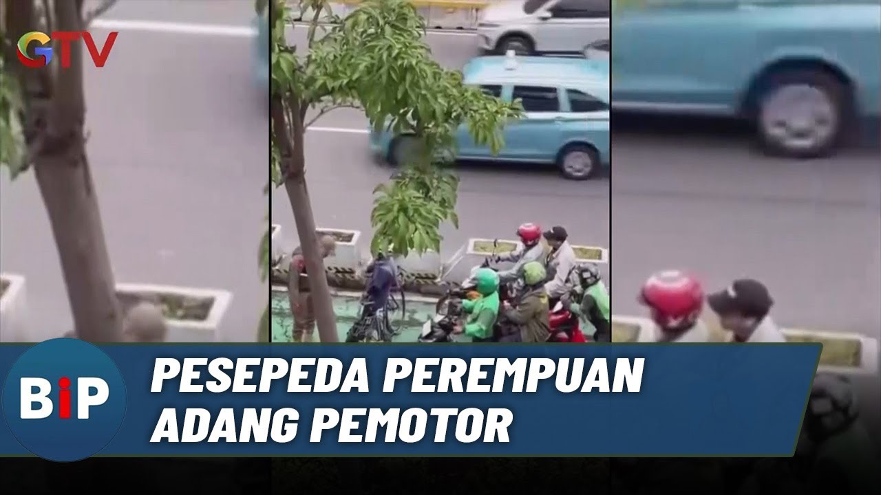 Viral! Pesepeda Perempuan Adang Pemotor yang Masuk Jalur Sepeda |FULL BIP (20/01)