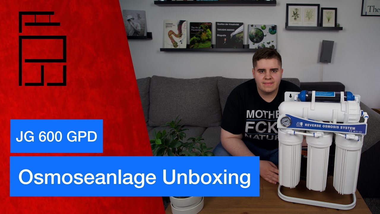 Osmoseanlage Unboxing/Aufbau JG 600 GPD I Pachi aquarium