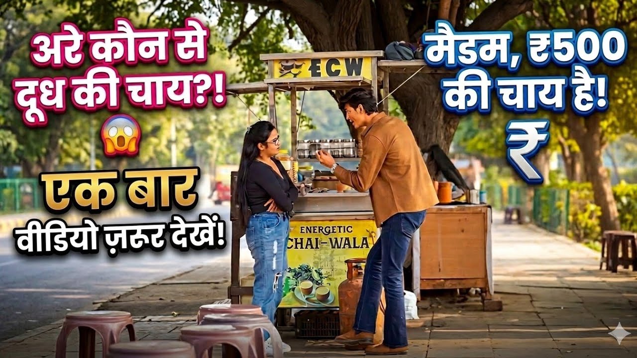 मैडम ₹500 की चाय! 😳 चाय वाले के उड़े होश | Funny Prank 