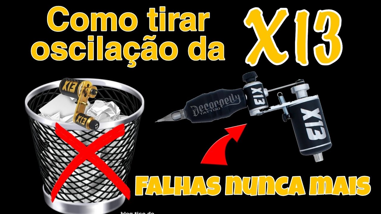 Como tirar falhas*oscilação* da máquina X13