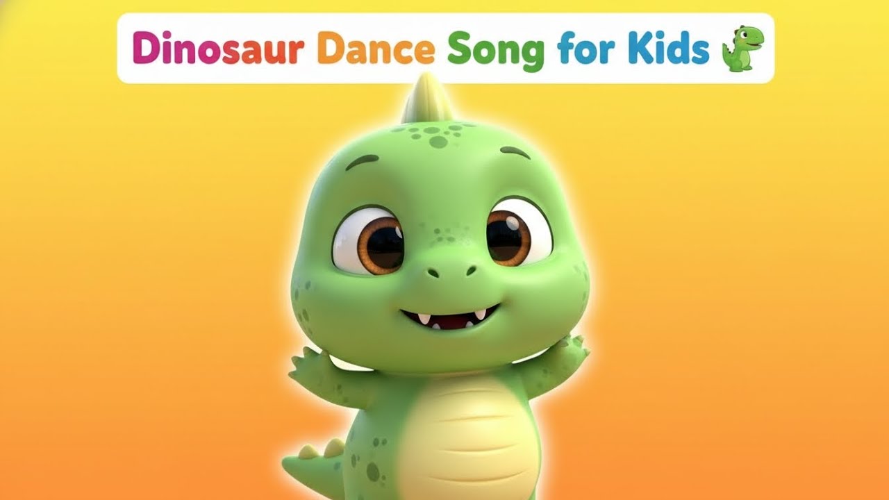 Dinosaur Dance Song for Kids 🦖 | Stomp Stomp Roar Action Rhyme ‎⁨@SHARKRhyme⁩  