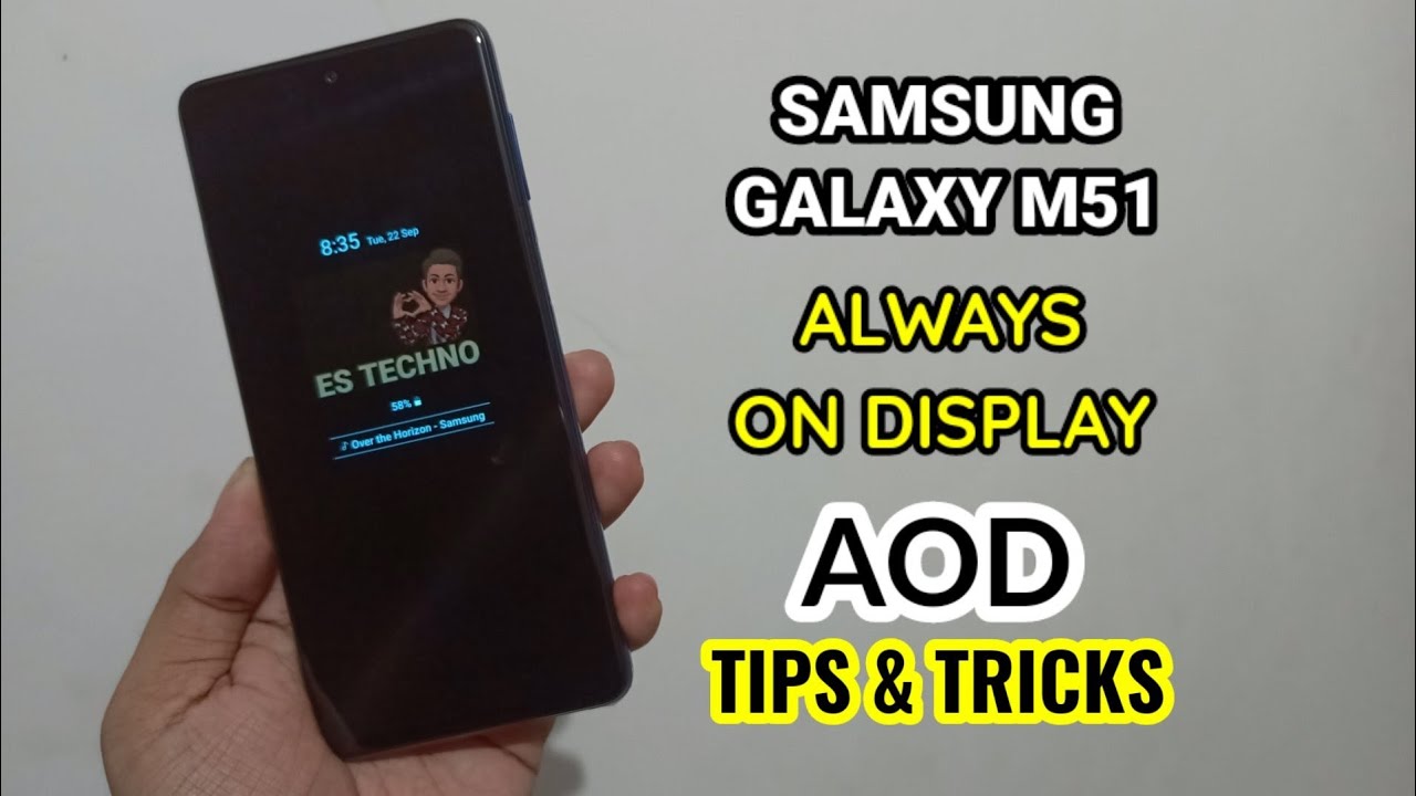 Samsung Galaxy M51 : Always On Display Tips & Tricks