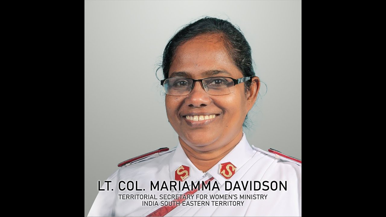 A tribute to Lt. Colonel Mariamma Davidson, TSWM-ISET by SAMN-ISWT